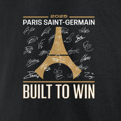 Paris Saint-Germain 2025 Champions League Winners Signature Roster T-Shirt / Soccer Hot sale