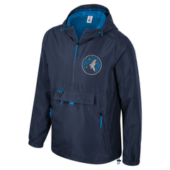 Minnesota Timberwolves Stadium Essentials Unisex Compete Quarter-Zip Hoodie Jacket - Navy outlet
