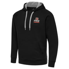 NFL Cincinnati Bengals Antigua Streak Victory Pullover Hoodie