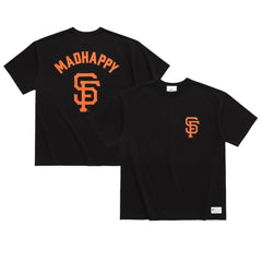 San Francisco Giants Madhappy x MLB Unisex Heavyweight T-Shirt - Black