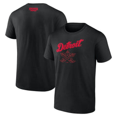 Detroit Tigers Stranger Things Demogorgan T-Shirt - Black