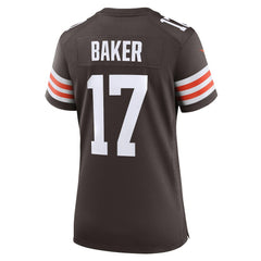 NFL Cleveland Browns Jerome Baker Women's Team Game Jersey