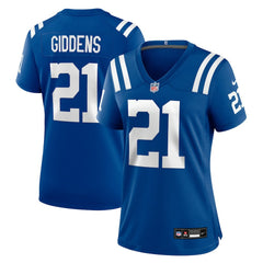 NFL Indianapolis Colts DJ Giddens Women's Team Game Jersey