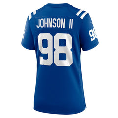 NFL Indianapolis Colts Eric Johnson II Women's Team Game Jersey