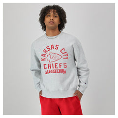 NFL Kansas City Chiefs Reverse Weave Fleece Pullover Sweatshirt