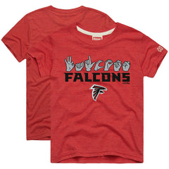 NFL Atlanta Falcons Homage Youth Love Sign x ASL 2.0 Tri-Blend T-Shirt