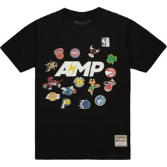 x NBA x AMP T-Shirt - Black | Mitchell & Ness shop