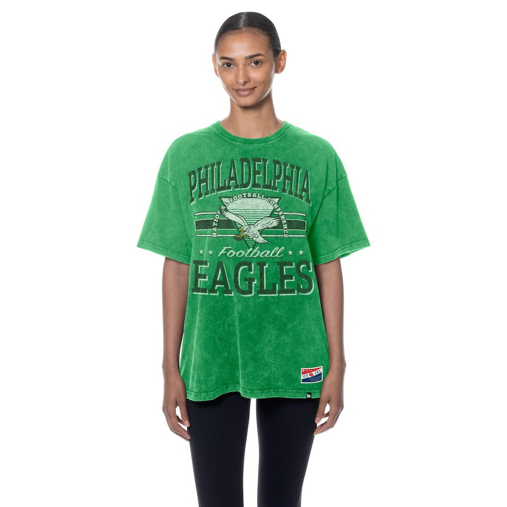 NFL Philadelphia Eagles Women's Throwback Oversized T-Shirt