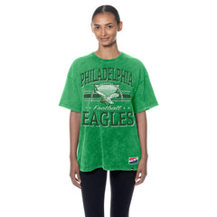 NFL Philadelphia Eagles Women's Throwback Oversized T-Shirt
