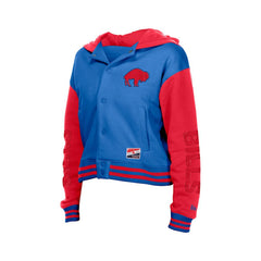 NFL Buffalo Bills Women's Throwback Full-Snap Hooded Jacket
