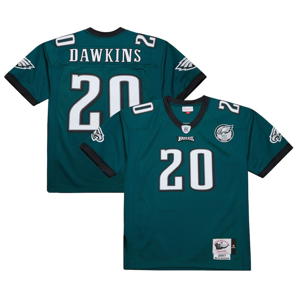 NFL Philadelphia Eagles Brian Dawkins 2007 Authentic Throwback Retired Player Jersey