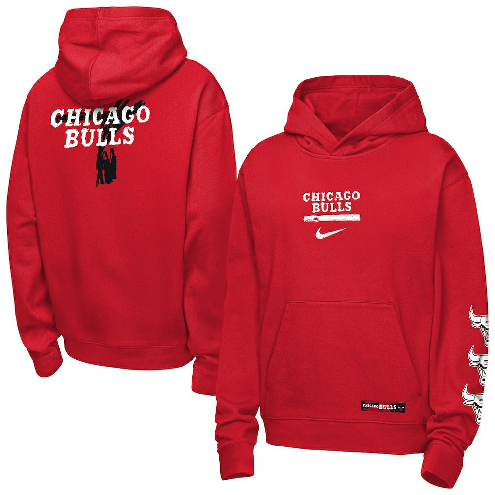 Chicago Bulls Youth Courtside Club Premiere Hoodie - Red | Nike sale