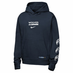 Minnesota Timberwolves Youth Courtside Club Premiere Hoodie - Navy | Nike cheap