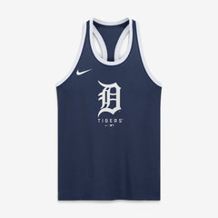 Detroit Tigers Women's Tri-Blend Dri-FIT Racerback Tank Top - Navy | Nike