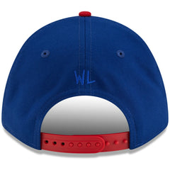 Chicago Cubs x Warren Lotas 9FORTY A-Frame M-Crown Adjustable Hat - Royal/Red | New Era