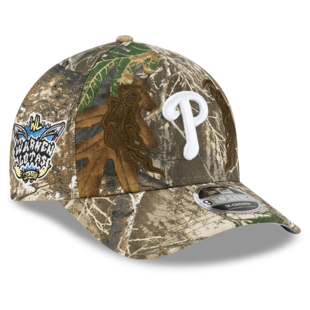 Philadelphia Phillies x Warren Lotas Realtree 9FORTY A-Frame M-Crown Adjustable Hat - Camo | New Era
