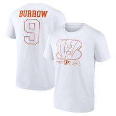 NFL Cincinnati Bengals Joe Burrow Name & Number T-Shirt