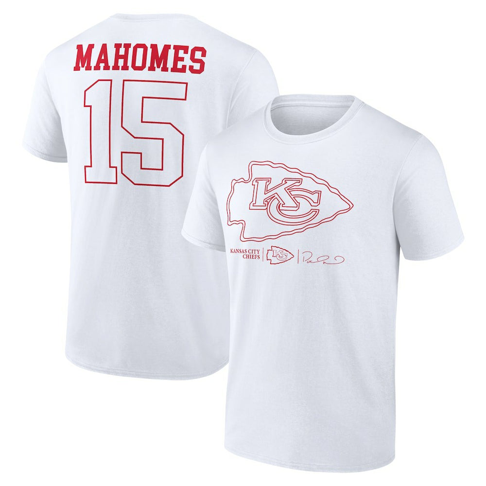 NFL Kansas City Chiefs Patrick Mahomes Tonal Name & Number T-Shirt