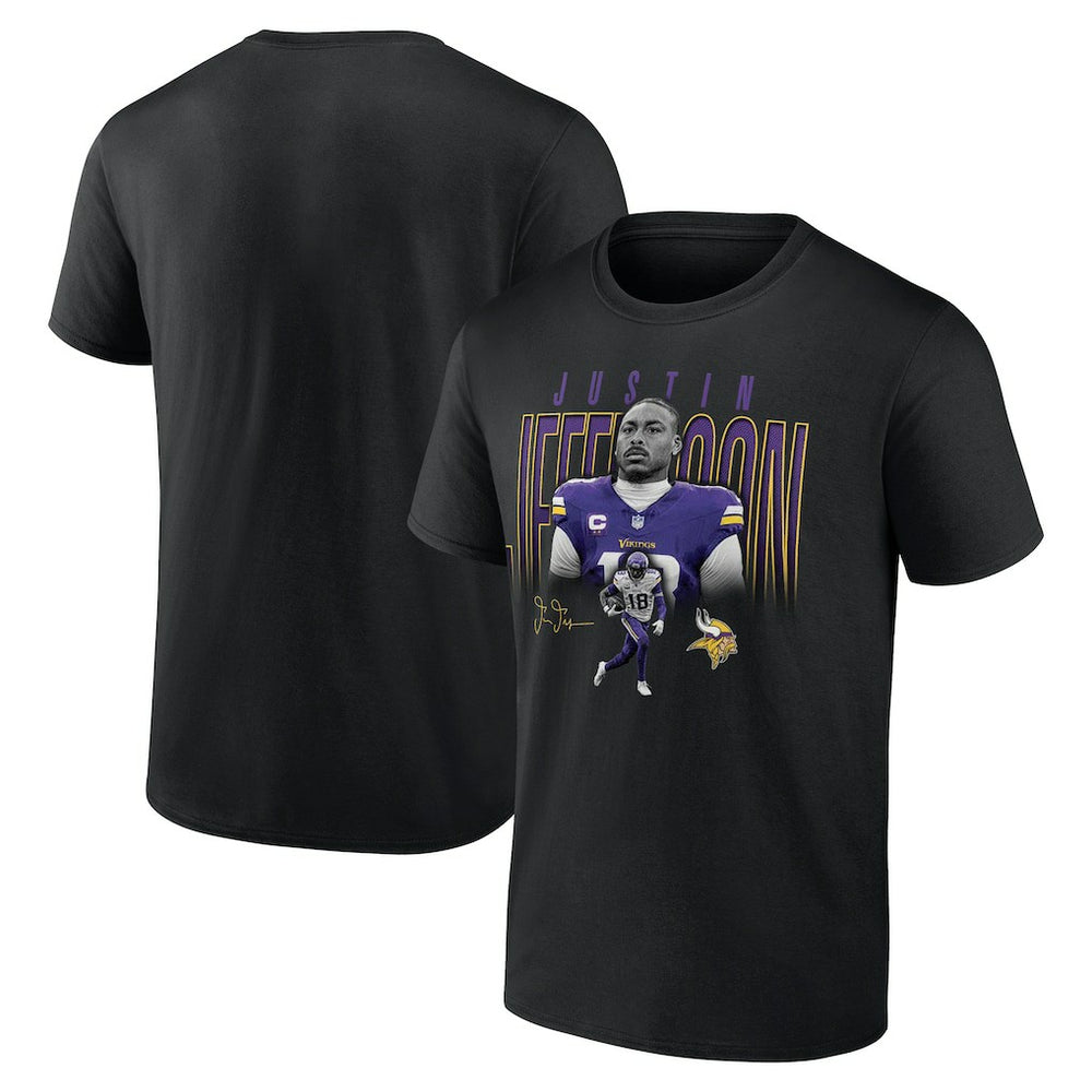NFL Minnesota Vikings Justin Jefferson Humble Shadow Player T-Shirt