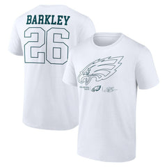 NFL Philadelphia Eagles Saquon Barkley Tonal Name & Number T-Shirt