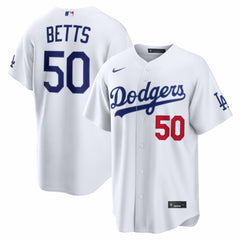 Mookie Betts Los Angeles Dodgers Home Stadium Jersey - White | Nike