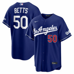 Mookie Betts Los Angeles Dodgers Alternate Stadium Jersey - Royal | Nike
