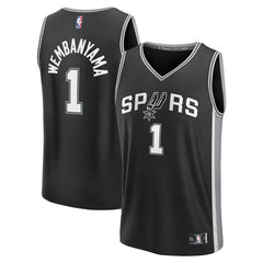 Victor Wembanyama San Antonio Spurs Fast Break Replica Player Jersey - Icon Edition - Black | Fanatics online