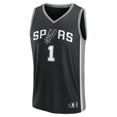 Victor Wembanyama San Antonio Spurs Fast Break Replica Player Jersey - Icon Edition - Black | Fanatics online