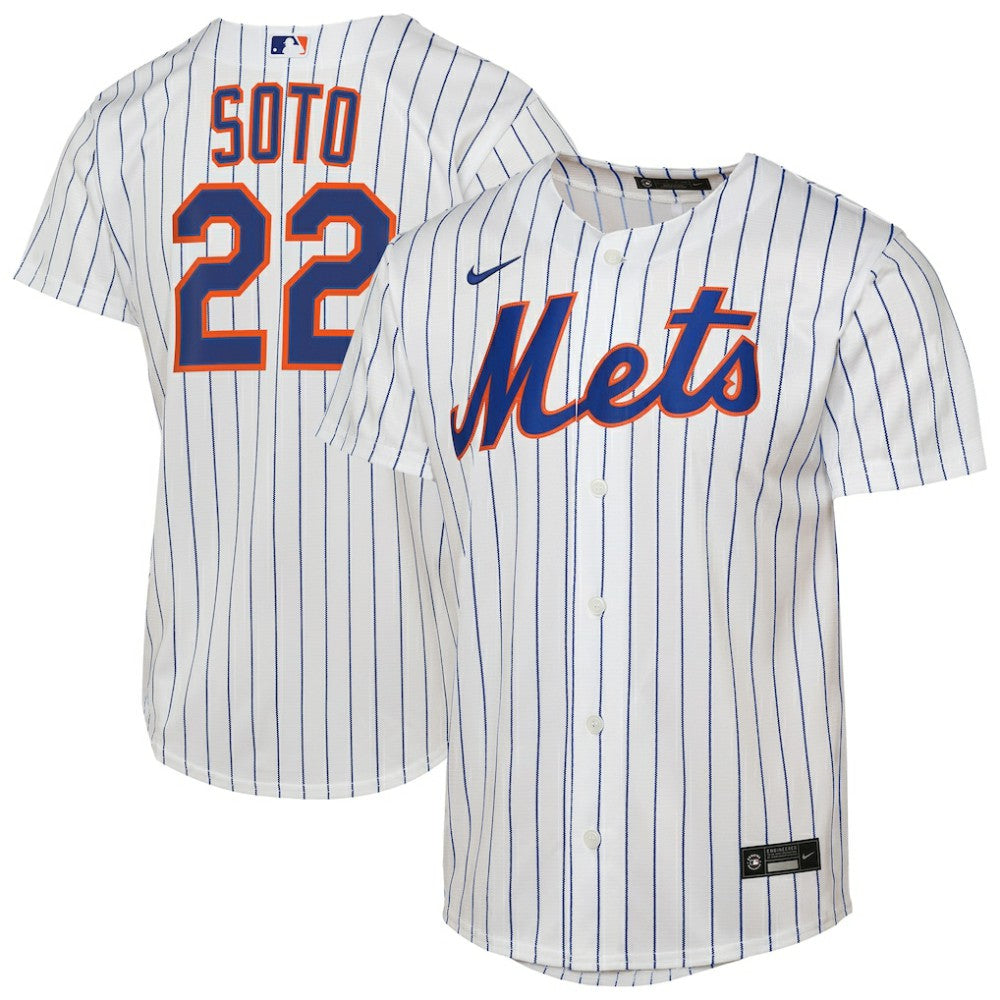 Juan Soto New York Mets Youth Home Replica Player Jersey - White | Nike