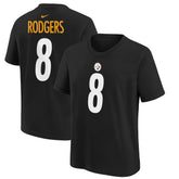 NFL Pittsburgh Steelers Aaron Rodgers Youth Player Name & Number T-Shirt