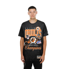 Baltimore Orioles Mineral Wash T-Shirt - Black | New Era