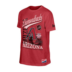 Arizona Diamondbacks Oversized Throwback Distressed T-Shirt - Red | New Era