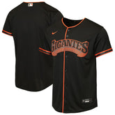 San Francisco Giants Youth Alternate Replica Jersey - Black | Nike