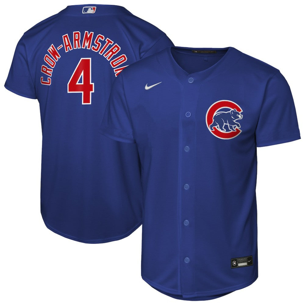 Pete Crow-Armstrong Chicago Cubs Youth Alternate Replica Jersey - Rush Blue | Nike