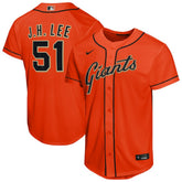 Jung Hoo Lee San Francisco Giants Youth Alternate Replica Jersey - Orange | Nike