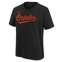 Gunnar Henderson Baltimore Orioles Youth Name & Number T-Shirt - Black | Nike