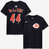 Elly De La Cruz Cincinnati Reds Youth Name & Number T-Shirt - Black | Nike