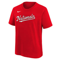 Dylan Crews Washington Nationals Youth Name & Number T-Shirt - Red | Nike
