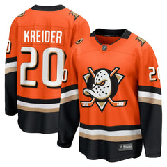 Chris Kreider Anaheim Ducks Fanatics Home Breakaway Jersey