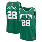 Hugo Gonzalez Boston Celtics 2025 NBA Draft First Round Pick Fast Break Replica Jersey - Icon Edition - Kelly Green | Fanatics outlet