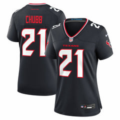 NFL Houston Texans Nick Chubb Women's Team Game Jersey