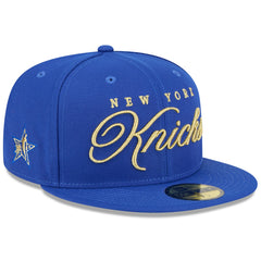 New York Knicks 2026 NBA All-Star Game Script 59FIFTY Fitted Hat - Blue | New Era cheap