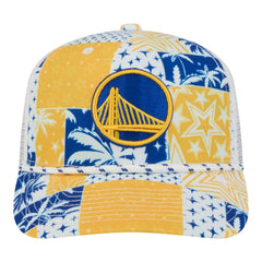 Golden State Warriors Fan Pack Tropical Pattern 9SEVENTY Adjustable Hat sale - White | New Era cheap