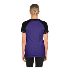 Colorado Rockies Women's Gameday V-Neck T-Shirt - Purple | New Era