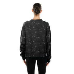 Pittsburgh Pirates Women's Throwback Oversized Boxy Sweatshirt - Black | New Era