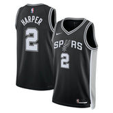 Dylan Harper San Antonio Spurs Unisex 2025 NBA Draft First Round Pick Swingman Jersey - Icon Edition - Black | Nike outlet