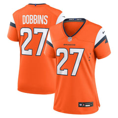 NFL Denver Broncos J.K. Dobbins Women's Team Game Jersey
