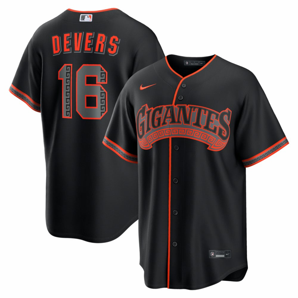 Rafael Devers San Francisco Giants Alternate Replica Jersey - Black | Nike