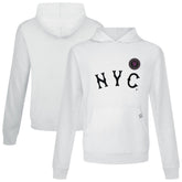 New York Mets Levelwear City Connect Relay Core Logo Pullover Hoodie - White