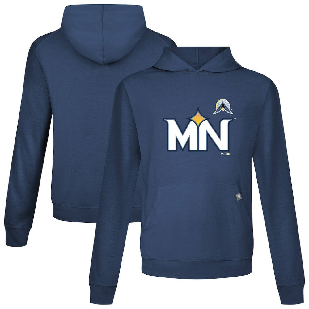 Minnesota Twins Levelwear City Connect Relay Core Logo Pullover Hoodie - Navy